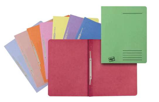 Papírové rychlovazače HIT Office - A4, mix barev, 20 ks