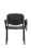 Konferenční židle ISO N se sklopným stolkem - šedá, kostra černá