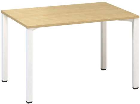 Psací stůl Alfa 200 - 120 x 80 cm, divoká hruška/bílý