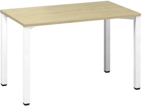 Psací stůl Alfa 200 - 120 x 70 cm, divoká hruška/bílý
