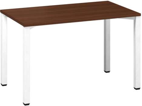 Psací stůl Alfa 200 - 120 x 70 cm, ořech/bílý