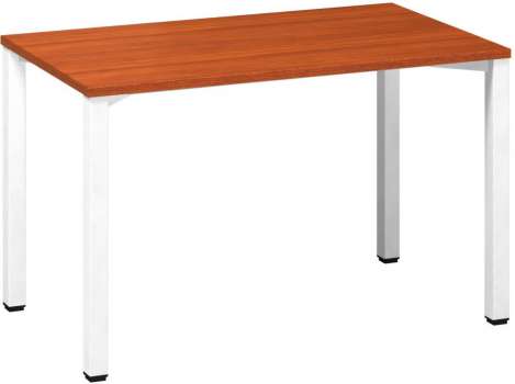 Psací stůl Alfa 200 - 120 x 70 cm, třešeň/bílý