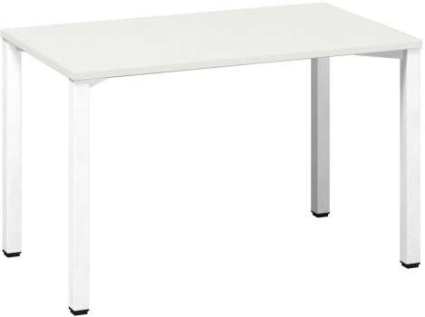 Psací stůl Alfa 200 - 120 x 70 cm, bílý/bílý