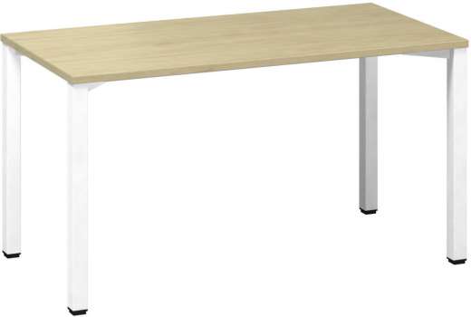 Psací stůl Alfa 200 - 140 x 70 cm, divoká hruška/bílý
