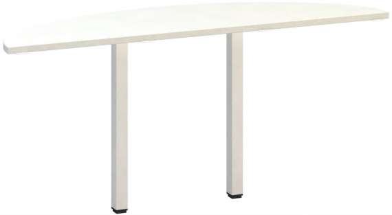 Přídavný stůl Alfa 200 - 160 cm, bílý/bílý