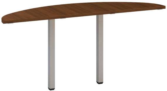Přídavný stůl Alfa 200 - 162,5 cm, ořech/stříbrný