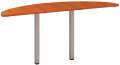 Přídavný stůl Alfa 200 - 162,5 cm, třešeň/stříbrný