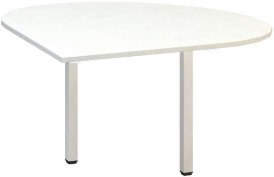 Přídavný stůl Alfa 200 - levý, 120 cm, bílý/bílý