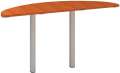 Přídavný stůl Alfa 200 - 142,5 cm, třešeň/stříbrný