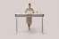 Výškově stavitelný stůl ALFA UP/duotable - 120 cm, divoká hruška/stříbrný