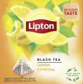 Černý čaj Lipton - s citronem, 20x 1,7 g