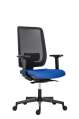 Kancelářská židle Eclipse Net - synchronní, modrá