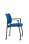Konferenční židle 2170 Rocky - na kolečkách, modrá