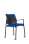Konferenční židle 2170 Rocky - na kolečkách, modrá