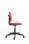 Pracovní židle Alloy - nízká, červená