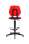 Pracovní židle Alloy - vysoká, červená