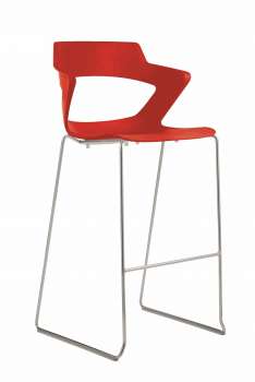 Barová židle Aoki Bar - červená