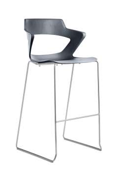Barová židle Aoki Bar - antracitová