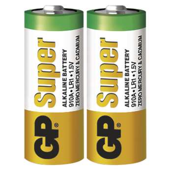 Alkalické speciální baterie GP - 910A, LR1, 1,5V, 2 ks