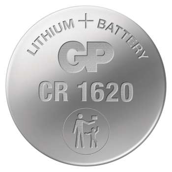 Lithiové knoflíkové baterie GP - CR1620, 5 ks