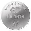 Knoflíková lithiová baterie GP - CR1616, 1 ks