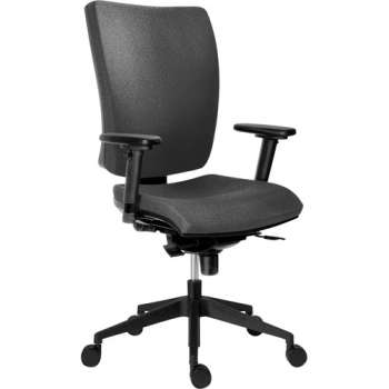 Kancelářská židle Galia plus, SY - synchro, černá