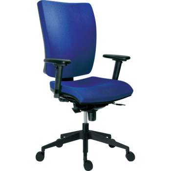 Kancelářská židle Galia plus, SY - synchro, modrá