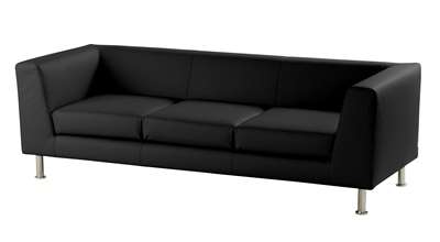 Sofa Notre Dame 103 - třímístné, černé