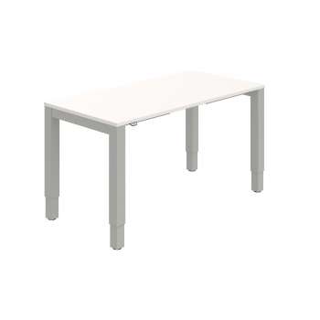 Psací stůl Hobis Motion UNI MSU 2 1600 - elektricky stavitelný, bílý/šedý