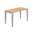 Psací stůl Hobis Motion UNI MSU 3 1600 - elektricky stavitelný, dub/šedý