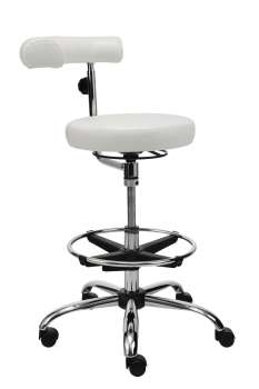 Kancelářská židle Medico - piastr, bílá