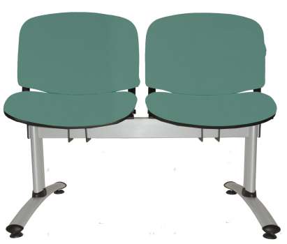 Vícemístná lavice ISO - 2-místná, zelená