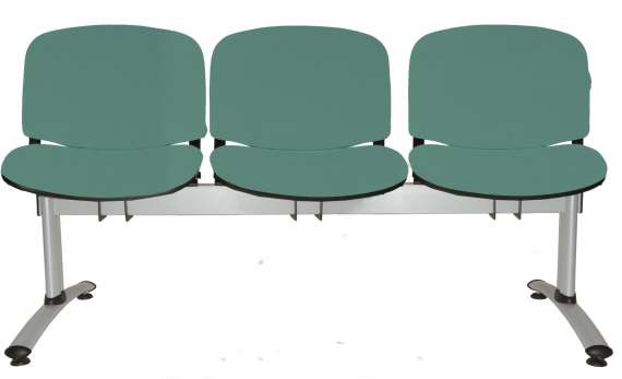 Vícemístná lavice ISO - 3-místná, zelená