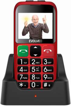 Evolveo EasyPhone EB, červený