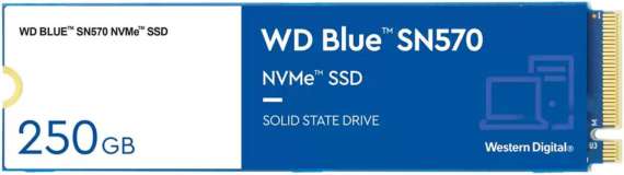 WD SSD Blue SN570 Gen3, M.2 - 250GB