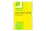 Samolepicí bloček Q-connect Meeting Notes - 150 x 101 mm, neonový, 4 ks