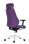 Kancelářská židle Nella - s podhlavníkem, synchronní, fialová