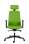 Kancelářská židle Vion - s podhlavníkem, synchronní, zelená