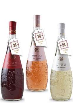 Trio odrůdových vín FLEUR MUSCAT 3x 0,75 l