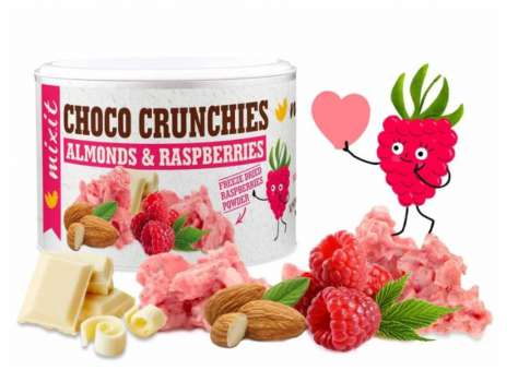 Mixit Crunchies - Malinové čokohrudky s mandlemi