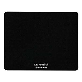 Podložka pod myš Logo - anti-mikrobiální, černá, 24 x 19 cm