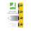 Samolepící záložky Q-Connect "podpis" - 20 x 45 mm, žluté, 4 ks