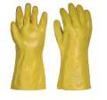 Máčené rukavice PVC STANDARD - žluté, vel. 9,5