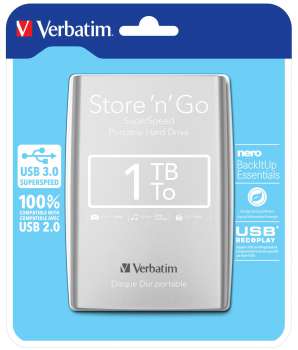 VERBATIM Store'n'Go 1TB Silver (53071)