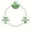 Aktovka s přihrádkami Leitz RECYCLE - A4, ekologická, 5 přihrádek, zelená