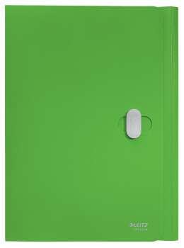 Desky s chlopněmi Leitz RECYCLE - A4, plastové, ekologické, zelené