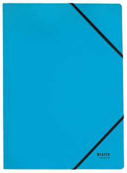 Kartonové desky s gumičkou Leitz RECYCLE - A4, ekologické, modré, 1 ks