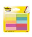Bločky Post-it značkovací - 12,7 x 44,4 mm, mix 10 barev