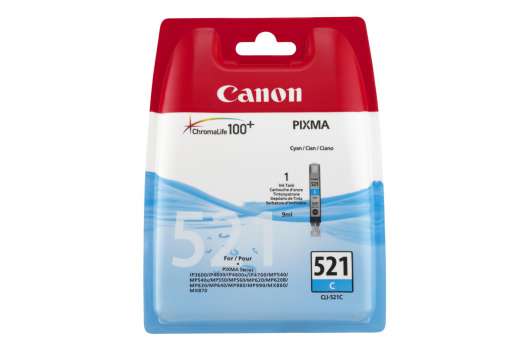 Cartridge Canon CLI-521C - azurový