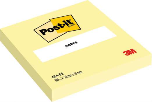 Bloček Post-it - 76x76 mm, žlutý